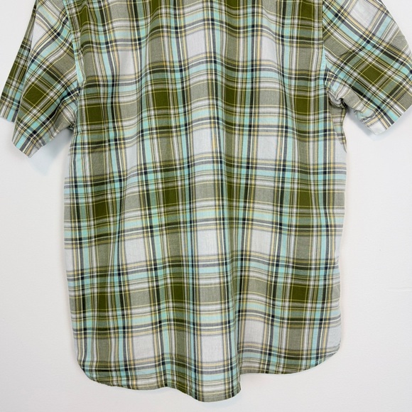 Ariat Atticus Western Shirt Mens Green Plaid Short Sleeve. Size Large. - Picture 9 of 13